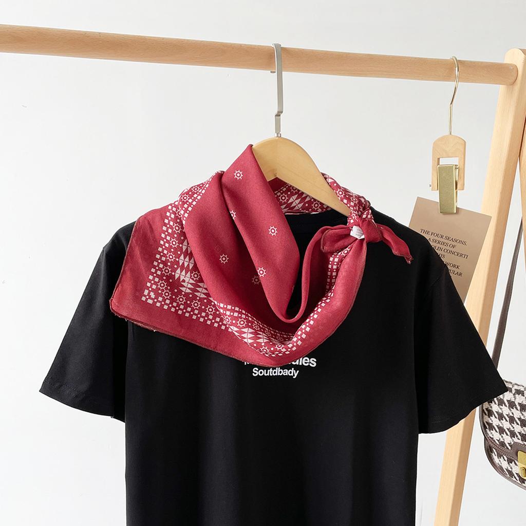 58 * 58cm Four Seasons Available New Large Square Towel Headband Breathable Sweat Absorbing Sunscreen Simple Shawl Professional Scarf