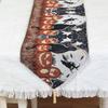 Decorative Table Runner Linen Table Cloth With Tassels For Halloween Easter Dinner Parties Supplies Home Decorations