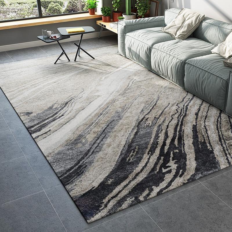 Simple Style Carpet Living Room Decoration Home Ins Bedroom Carpets Short Velvet Non-slip Washable Floor Mats Large Area Rug