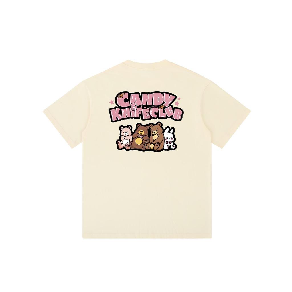 Unisex Retro Cartoon Pure Cotton Oversized T-Shirt - Trendy Casual Summer Short Sleeve for Men & Women