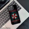 U-Umbrella Corporation Handyhülle Für iPhone 17,16,15,14,13,12,11,Pro,XS,Max,Plus,Mini,SE4,E Schwarz Matt Stoßfeste Hülle