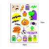 1pc Luminous Tattoo Ghost Taty Fake Tattoo Glowing In Dark Waterproof Temporary Tattoo Stickers Halloween Party for Kids
