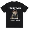 T-shirt in Cotone Gatto Divertente Certified Freak Unisex Uomo Donna Opium Merch Moda Taglia Grande Top Manica Corta Stampa Lettere T-shirt S-4xl
