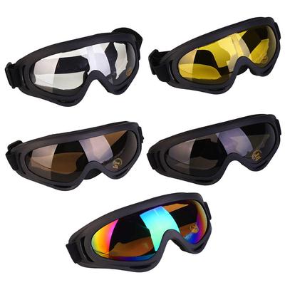 Lunettes de soleil Professionnelles Anti-Vent Surdimensionnées Caoutchoutées Lunettes Rétro Polarisées Homme Moto Noir Mat