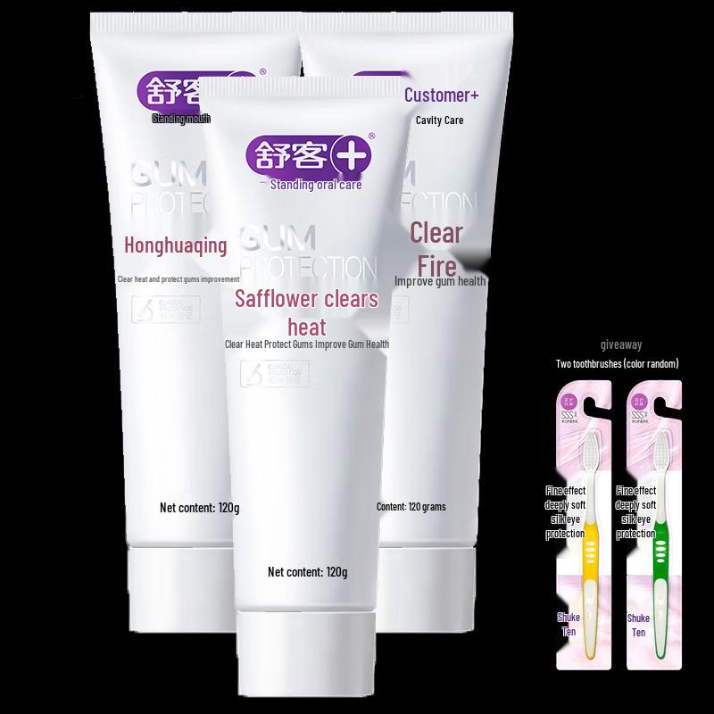 Suke Safflower Mint Toothpaste 3-Pack