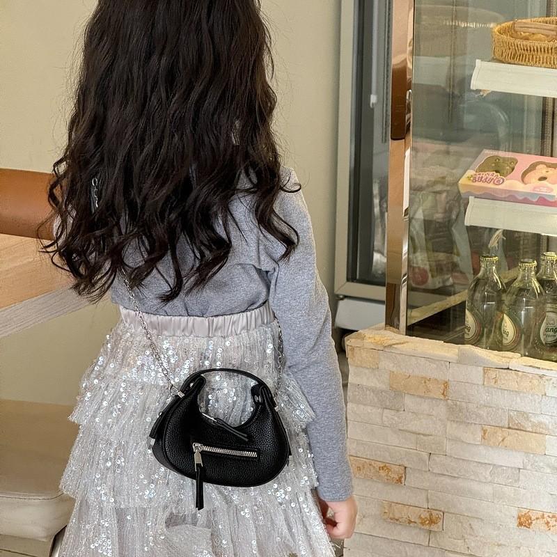 Moon Fashion Personality Bag Children Cute Armpit Crossbody For School Daily