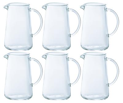 ADERIA Milchkännchen aus Glas, 80 ml, Trapezform M, 6er-Set, H-4752