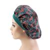 New Amoeba Satin Round Cap Elastic Wide Brim Night Cap Shower Cap Beauty Salon Cap