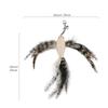 Feather Bird Accessories Artificial Bird DIY Cat Toy Replace Cat Teaser Stick Replacement Pet Toy