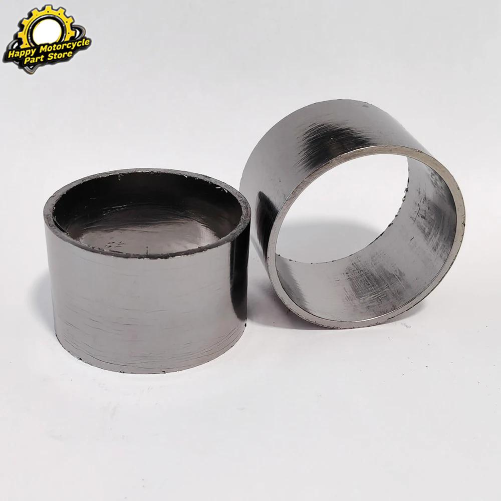 1pc/2/4pc Motorbike Parts Muffler Exhaust Pipe Gasket Seal Ring Connector Dirt Pit Bike O-Ring Inner Dia 50mm Outer Dia 55mm
