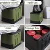 1PCS Multifunctional Outdoor Storage Box Collapsible Toilet Portable Emergency Toilet Camping Travel Car Use Folding Organizer
