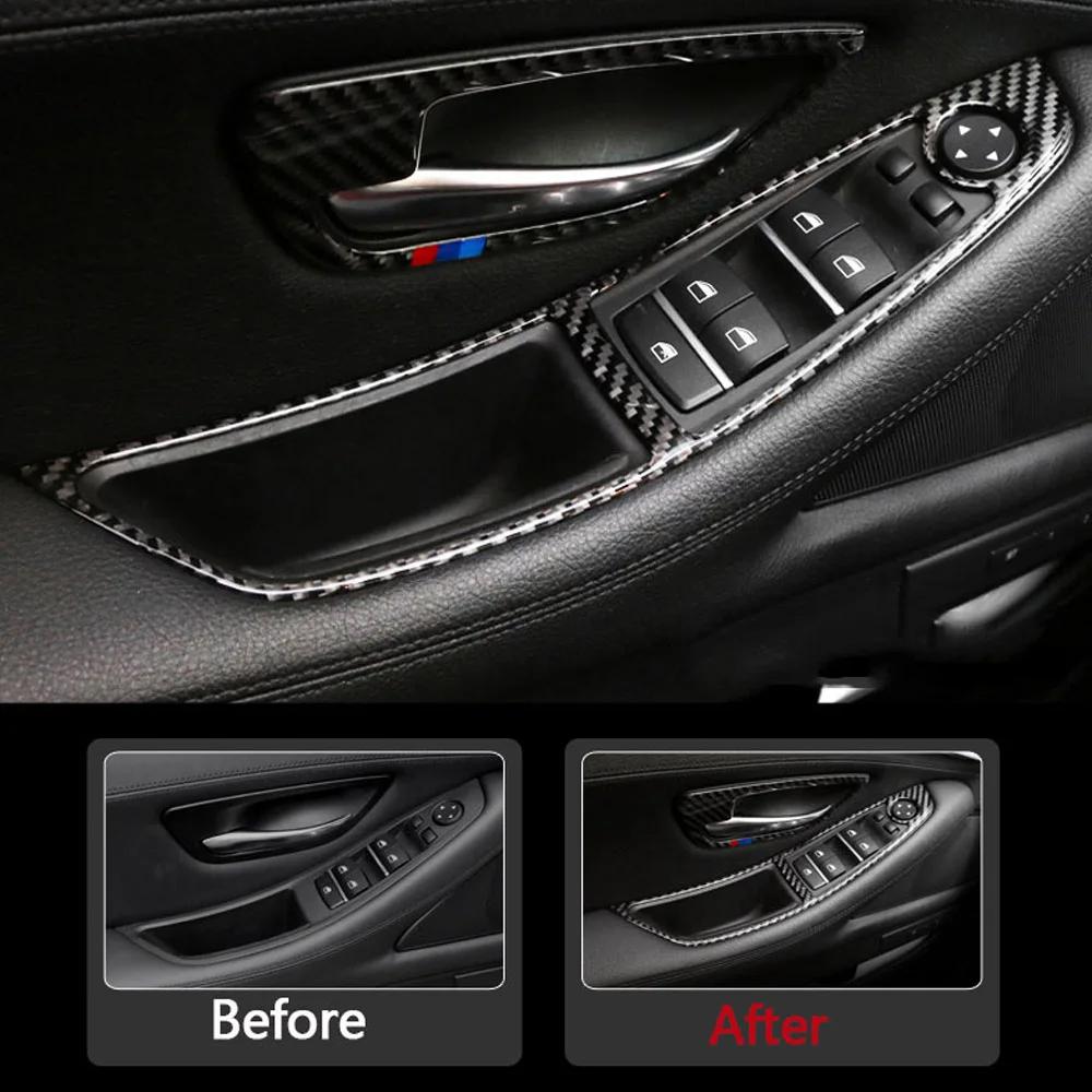 Gray Beige Black Left Hand Drive LHD For BMW 5 series F10 F11 Car Interior Inner Door Handle Panel Pull Trim Cover