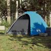 VidaXL Camping Tent 4 Person, Shade Tent with Carry Bag, Portable Awning with Sidewalls for 94336