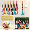 10 Pieces & Fun) Golf Tee Long Tee 83mm Colorful