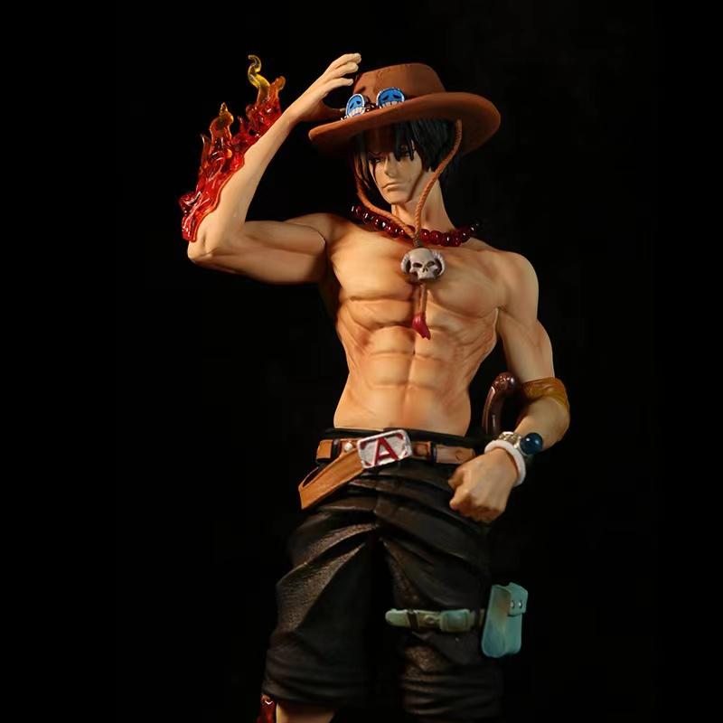 23cm Anime Ace Figure One Piece  Action Figurine Pvc Collectible Statue Model Toys Gifts