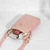 Trendy Embroidered Diamond Pattern Crossbody Phone Bag - 2022 Women's Style