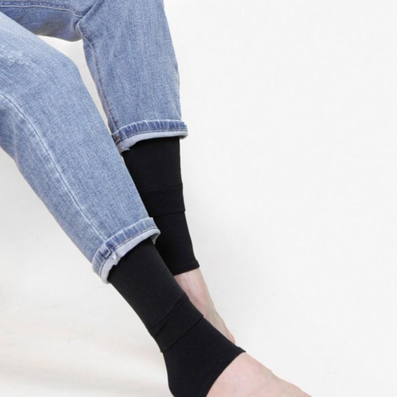 RNOT fleece double-layer ankle compression leggings (4 colors)