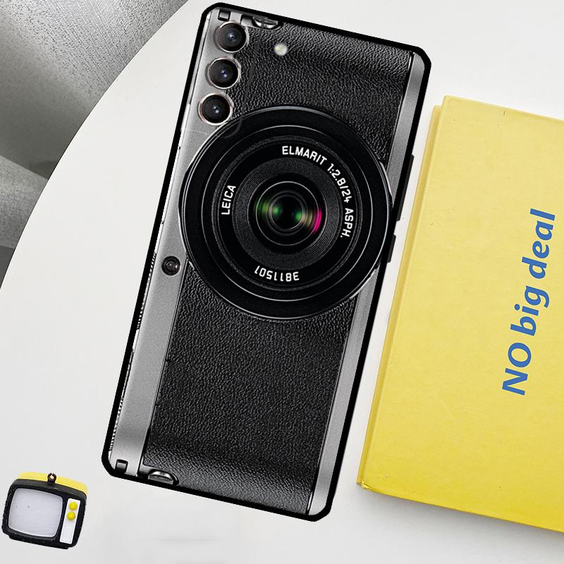 Retro Photo Camera Phone Case For Samsung Galaxy S25 Ultra S20 S21 S22 S23 Plus S9 S10 S25 FE S24 Ultra Cover