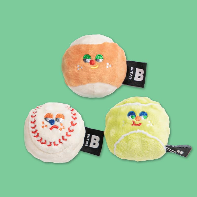 BITE ME Mini Sports Ball Toy Set (3 pieces)