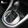 Real Soft Carbon Fiber For Volkswagen Beetle 2012 2013 2014 2015 2016 2017 2018 2019 Car Gear Shift Panel Sticker Accessories