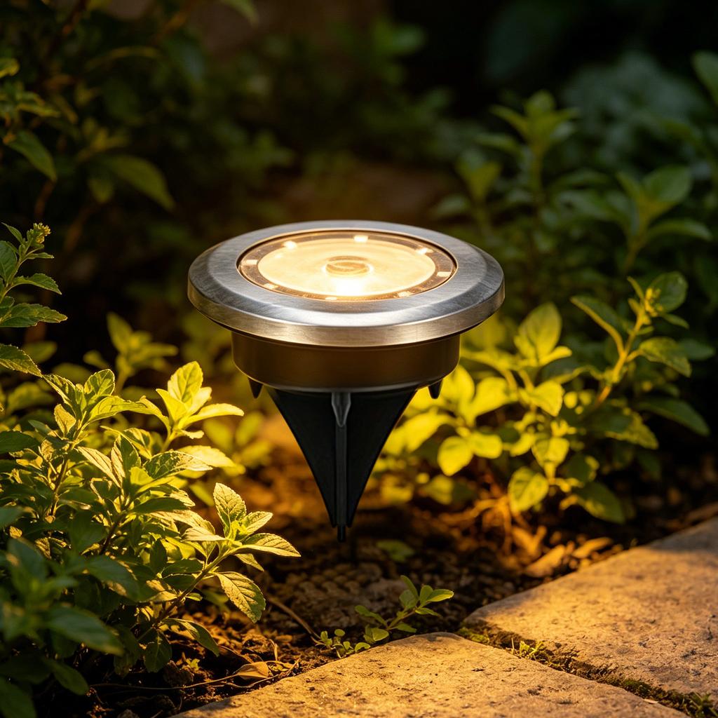 Solar Ground Lights Outdoor Waterproof LED Garden Pathway Lights Solar Powered Lawn Lamps for Yard Patio Walkway Decoration