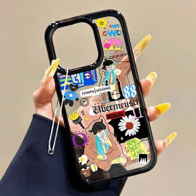 Acrylic Phone Case For iPhone 11 13 16 ProMax Case iPhone 13 14 15 ProMax 12 13 ProMax Case Samsung A55 A05S A54 A06 S22 A15 S23 A12 A22 A52S Cartoon