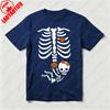 Halloween Skeleton Baby Rib Cage Tshirt Funny Maternity Pregnant Pumpkin TShirt Women Halloween Casual Tee Unique Design Tops