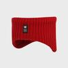Knitted Earflap Headband RED