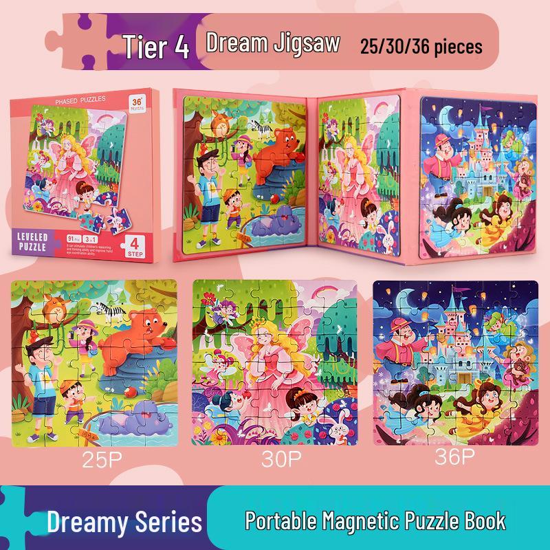 Wooden Jigsaw Puzzle Toy - 9 To 100 Pieces, Children's Early Education & Matching Game