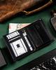 Large Men's Leather Wallet Without Clasp - Rovicky