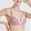 French Thin Lace Underwear Small Chest Push-up Sexy Bra Without Steel Ring Adjustable Girl Bra