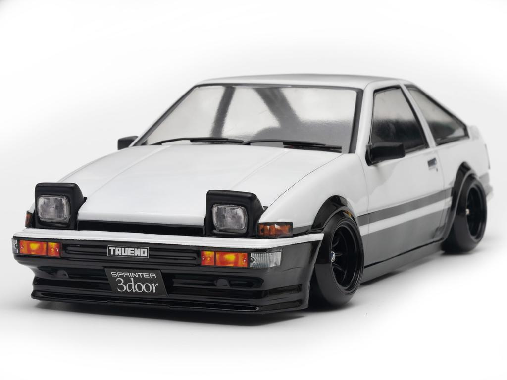 1/10 AE86 Trueno M Chassis Body Unpainted