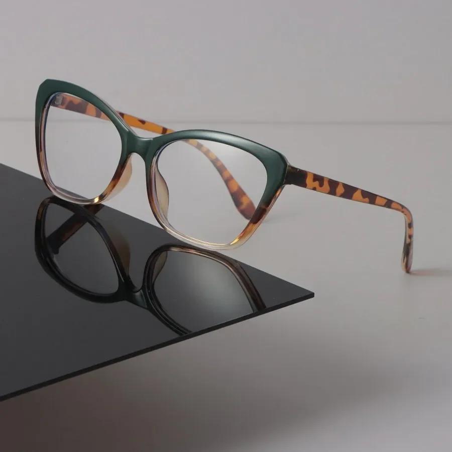 High Quality Luxury Cat Eye Frame Eyeglass Women Men Minimalist Transparent Glasses Cool Clear Lens Frame Glasses Oculos