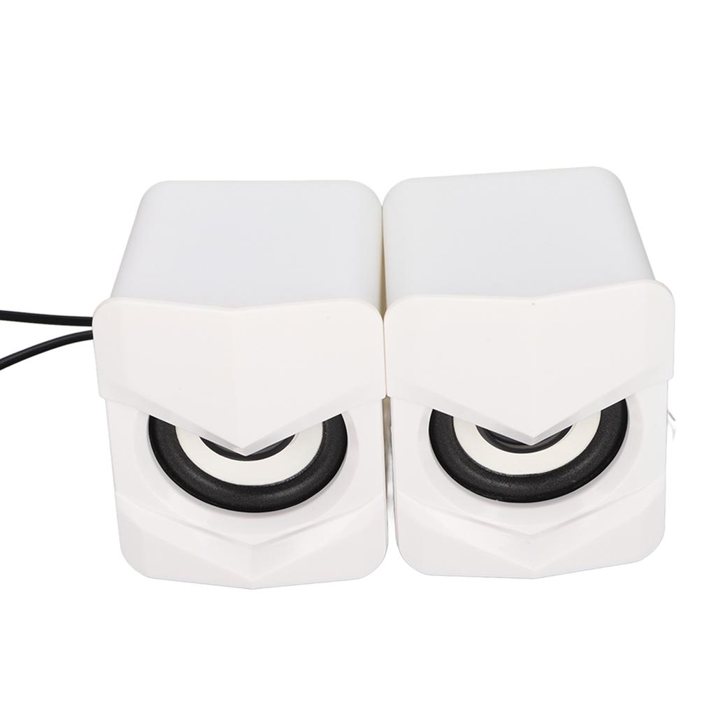 Desktop Speaker USB Powered Heavy Subwoofer Desktop LED Speaker for PalyStation4 Home Computer Laptop