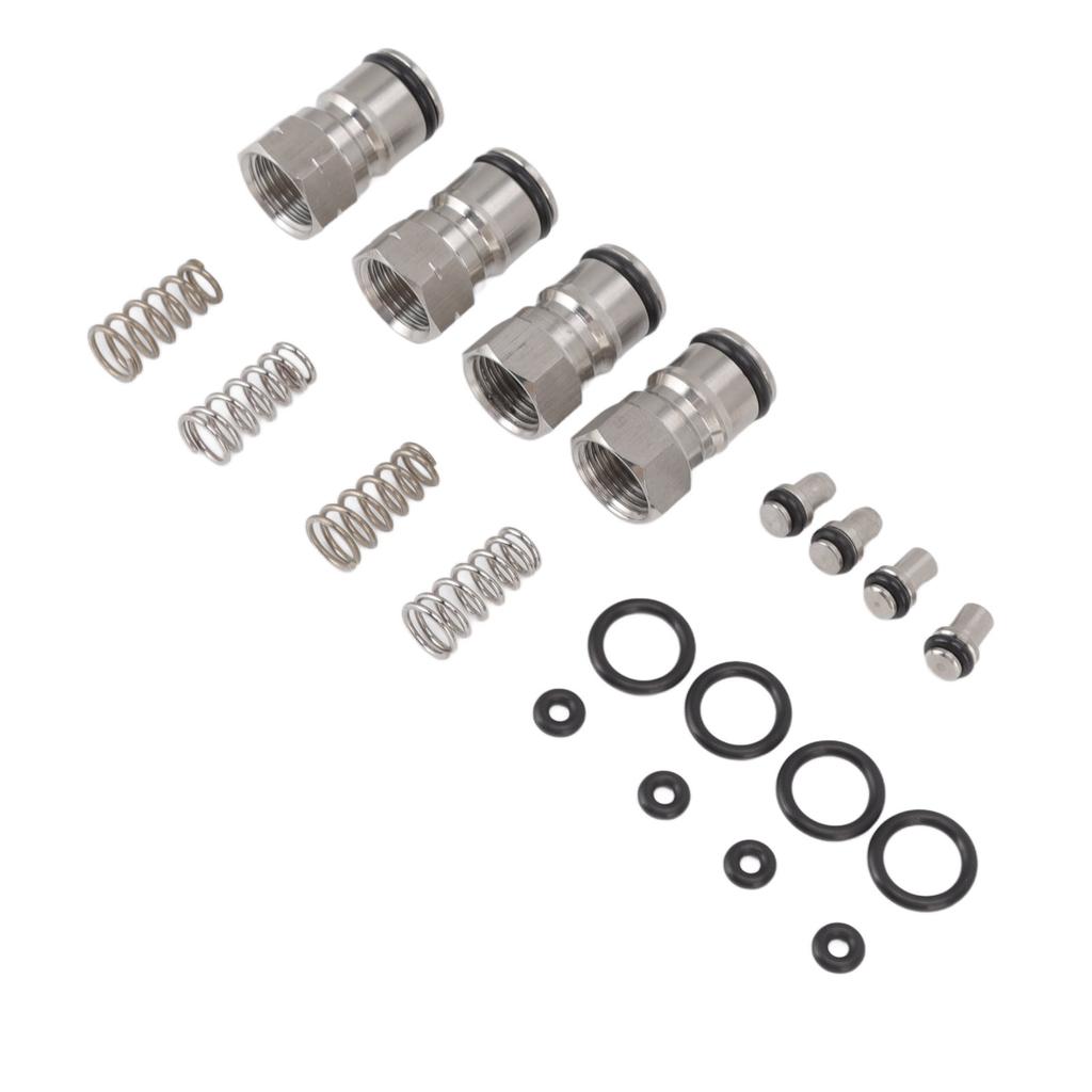 Kugelsperr-Keg-Anschlüsse Gas Flüssigkeit 18mm Innengewinde Edelstahl Poppet-Feder für Wein Cola Sirup