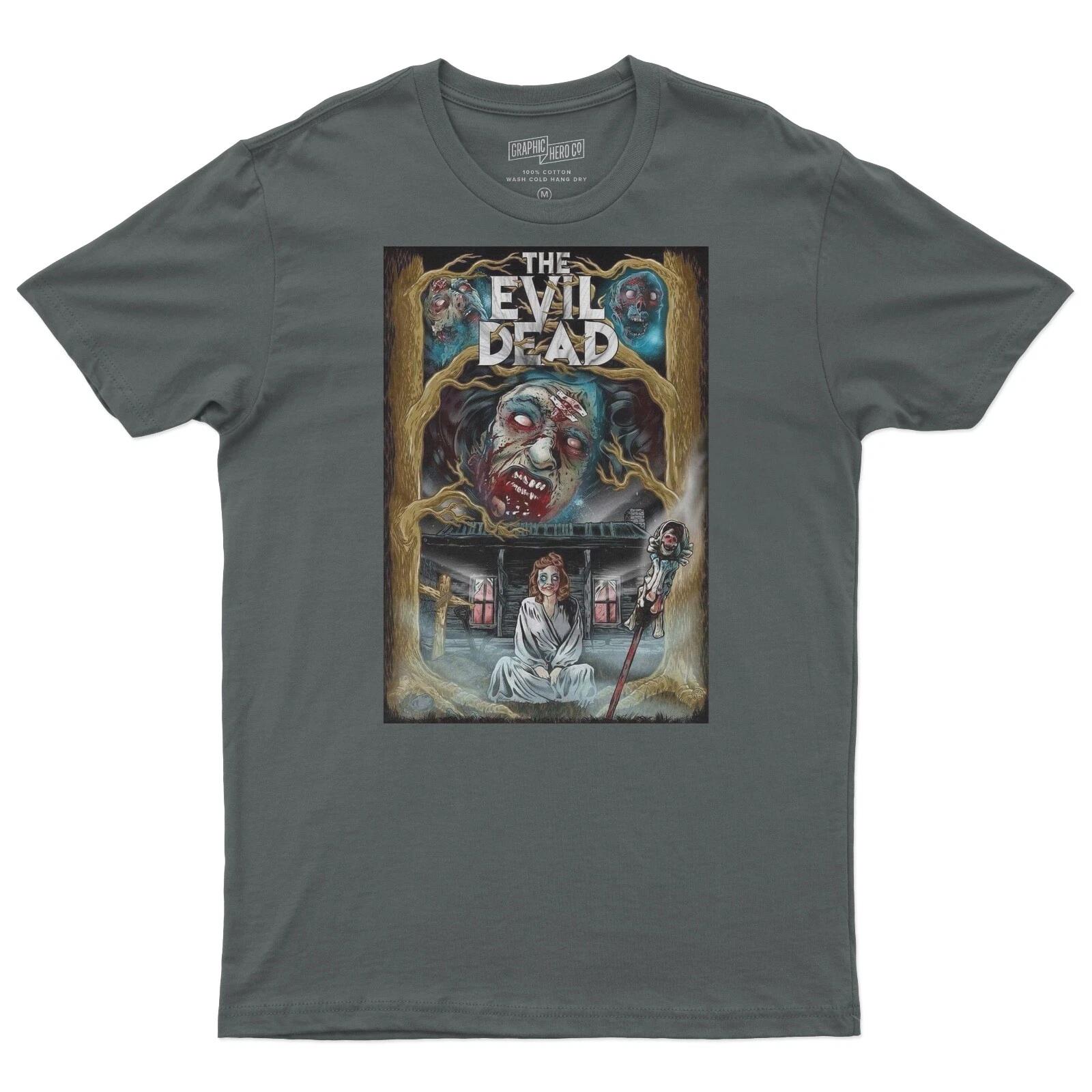 

Film Movie Retro Horror Birthday Halloween Sci Fi T Shirt For The Evil Dead Fans 2XL
