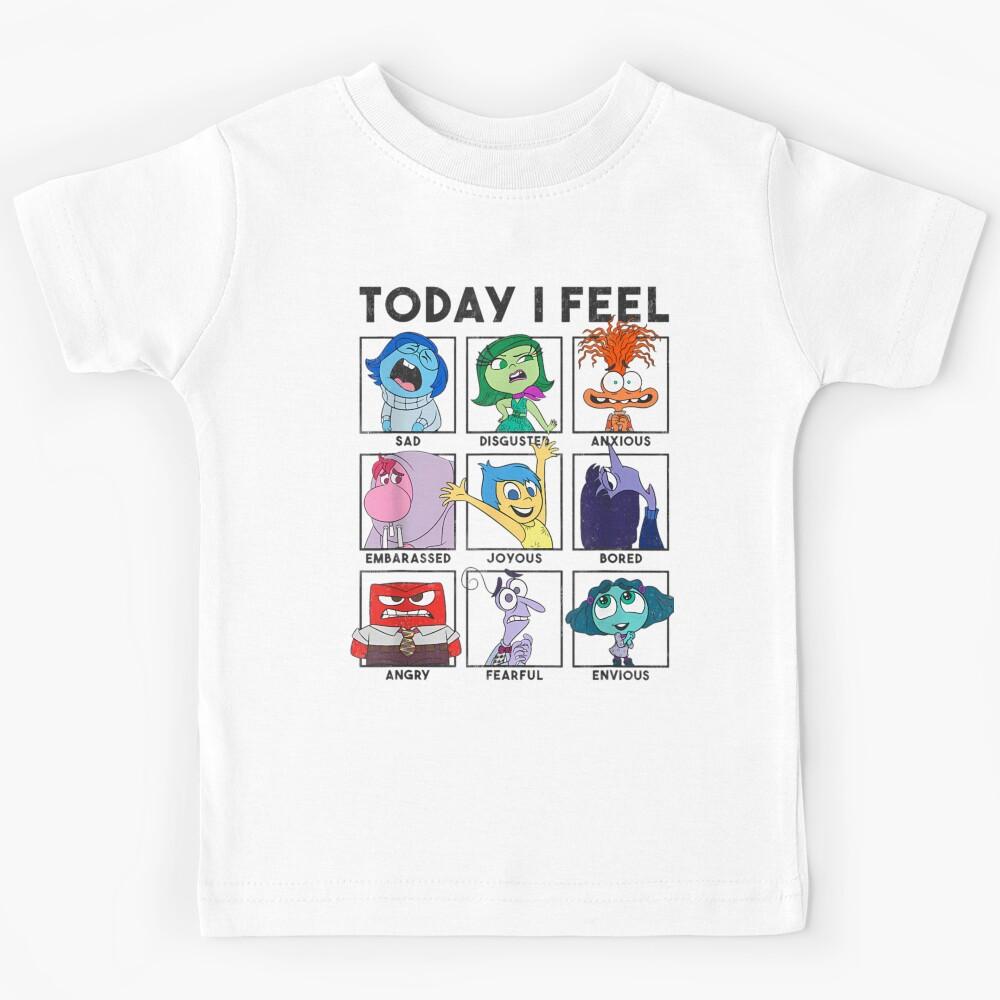 Inside Out 2 Today I Feel... Vintage Panels Classic Kids T-Shirt 160