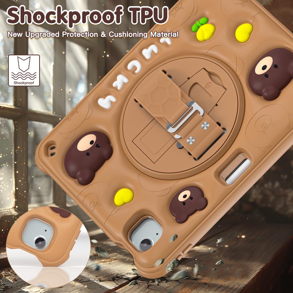 For iPad Air 11 (2025)/(2024)/Air (2022)/(2020)/Pro 11 (2022)/(2021)/(2020)/(2018) Case Kickstand Tablet Cover