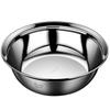316 Stainless Steel Multi-Use Kitchen Bowl: Mixing, Cooking, Washing, Soup, Rice, and More.