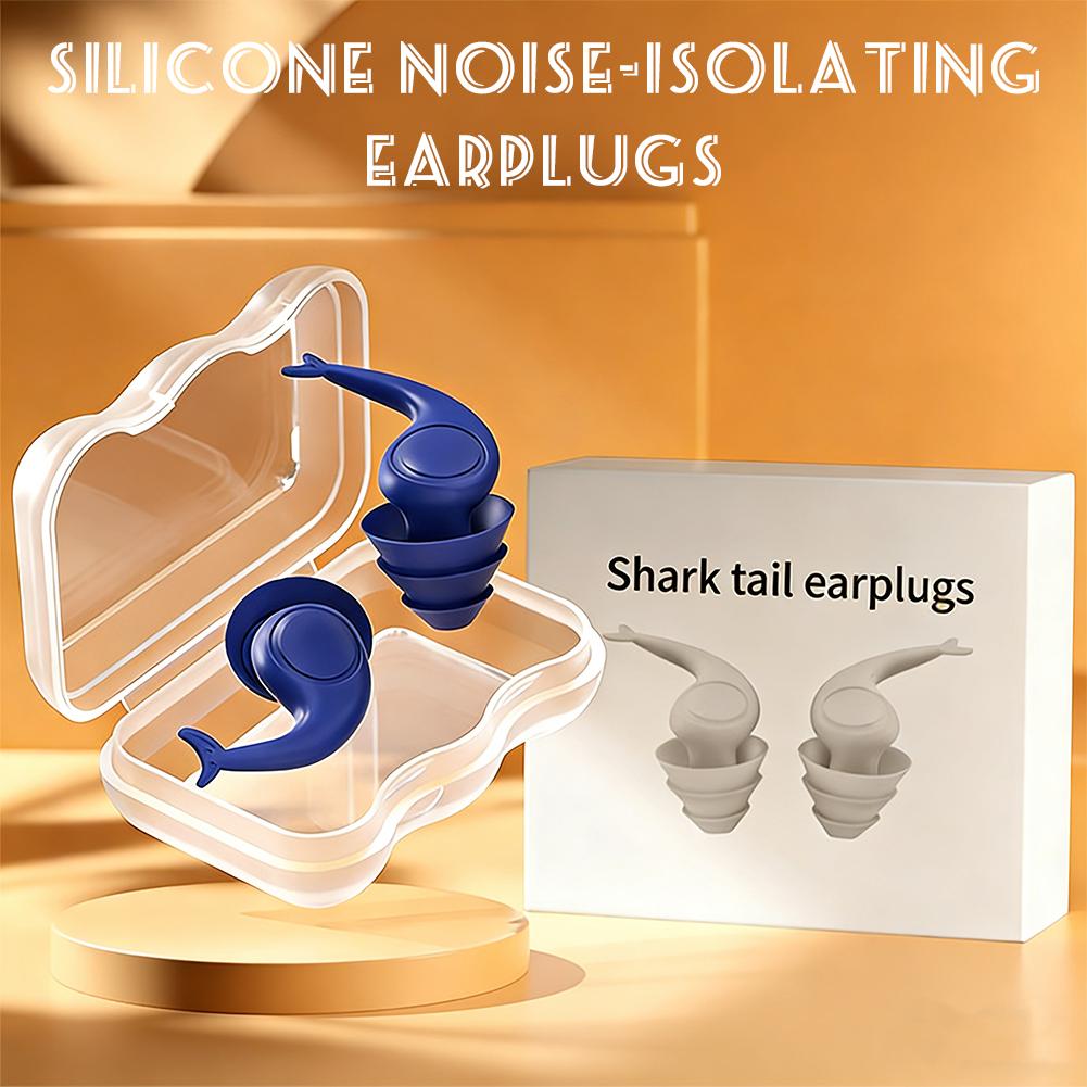 3 Layer Ear Plugs For Sleeping Noise Cancelling, Soft Silicone Soundproof Ear Plugs for Sleeping, Swimming, Study, Concerts