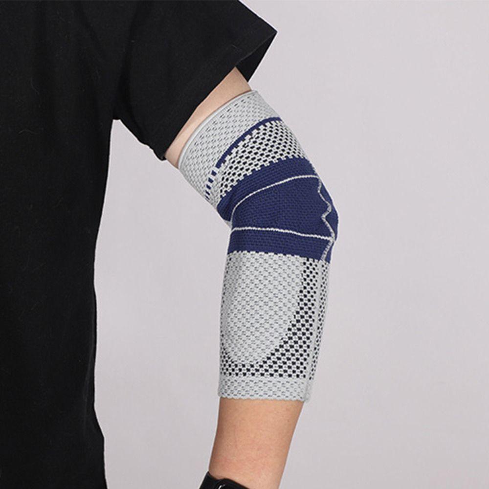Anti-collision Sports Elbow Pads Nylon Knitted Elbow Protector Elbow Compression Sleeve Running