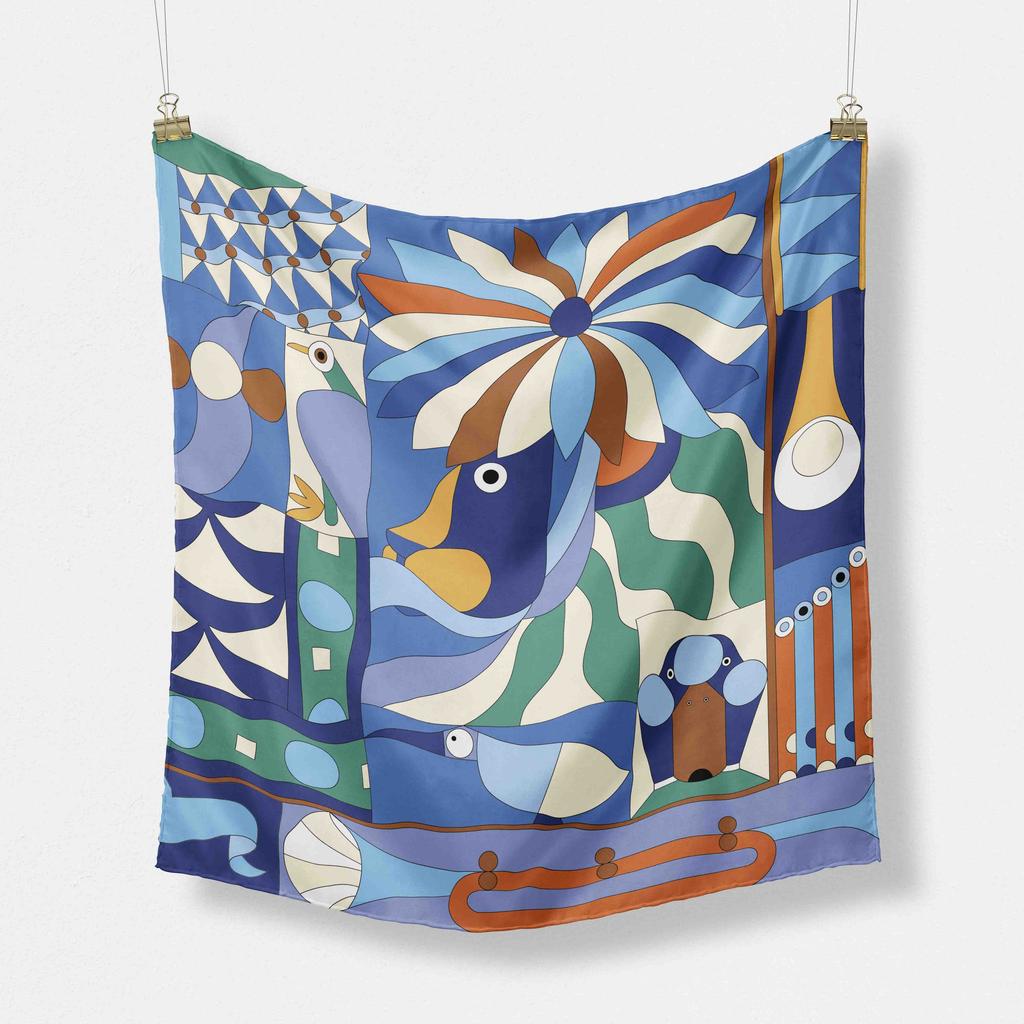 70cm Foulard Luxury Chiffon Shawl Square Scarf for Women Hijab Fashion Wraps Neckerchief Female Hair Bands Ribbon Headband