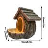 Hanging Bird Feeder House Open Design Birdhouse Small Decorative Wild Bird Feeders For Hummingbird Squirrel Viewing Feeding