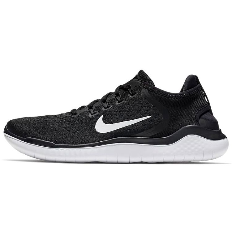 

Мужские кроссовки Nike Free RN 2018 черные белые 942836-001