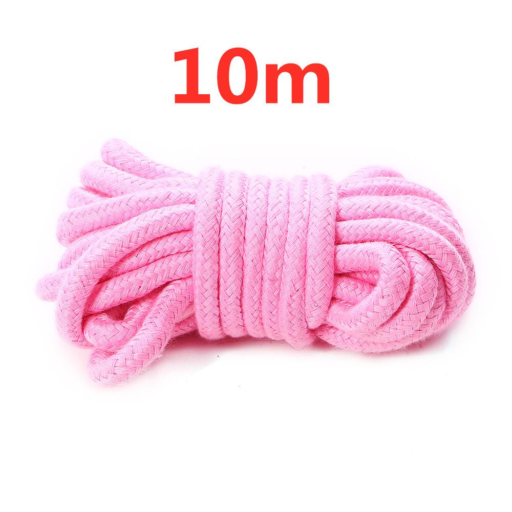 5m/10m Sex Slave Bondage Rope Thick Cotton Restraint Erotic Role Play Toys Soft Cotton Rope For Couples Adult Games