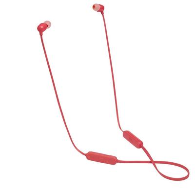 Căști Bluetooth JBL TUNE115BT, Wireless, cu Microfon și Telecomandă, și Încărcare Magnetică, Coral (JBLT115BTCOR)