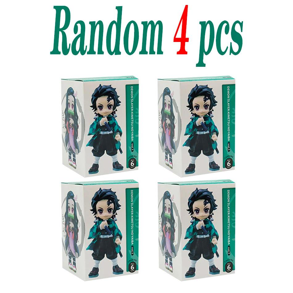 Demon Slayer Blind Box Action Figures Collectible Decoration Kids Toys Mystery Boxes Children Birthday Gifts