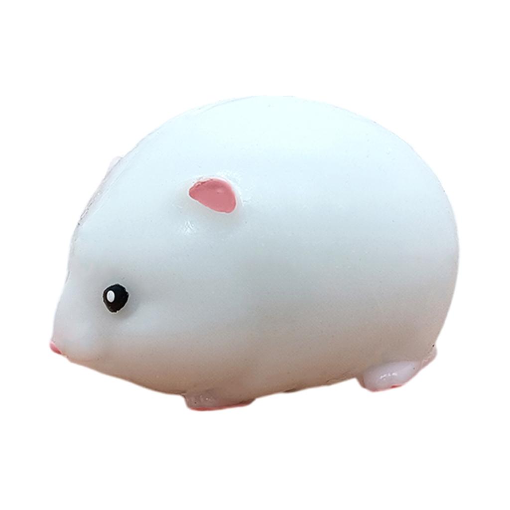 Popular Squeeze Toy TPR Stretchy Hamster Stress Toy Hand Press Squeezable Animal Pressure Release Toy ADD Favor Gift