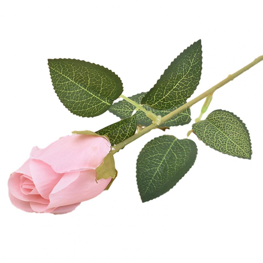 Artificial Flowers Artificial Rose Flower Branch Realistic Silk Bloom Decoration Faux Floral Centerpiece for Home Office Wedding
