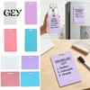 Memo Board Erasable Silicone Note, Reusable Write On Tag with Notes Marker, Wipeable Notebook for Office School, Pocket Size Notepad